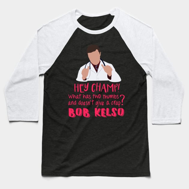 Hey Champ! Baseball T-Shirt by SirTeealot